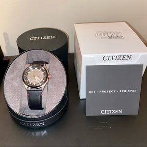 Citizen WDR Eco-Drive Black Dial AW1148-09E Watch